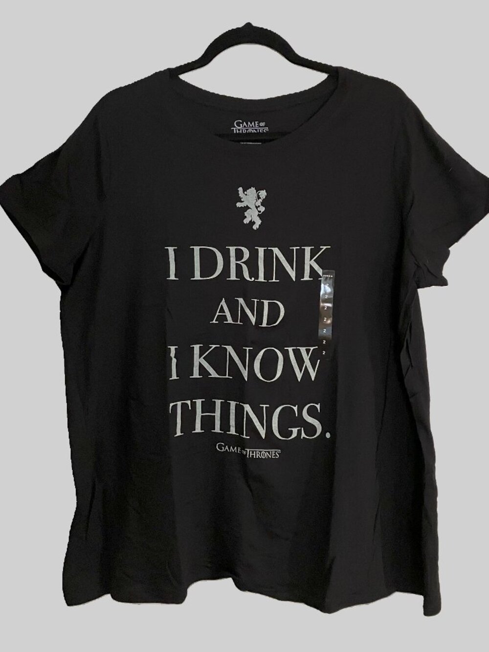 Torrid Size 2 (18-20) Game of Thrones Iron Anniversary T-Shirt Crew Neck